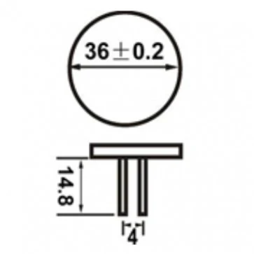 Aten 15 LED Back Pin G4 Warm White - Image 2