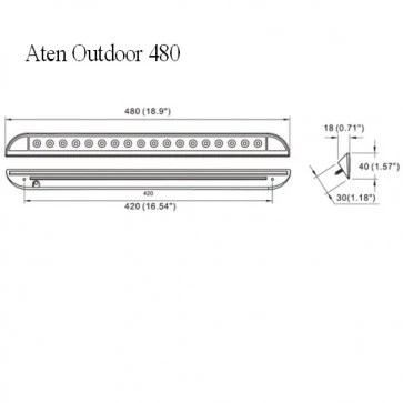 Aten Outdoor Caravan Door LED Strip Light - Image 3