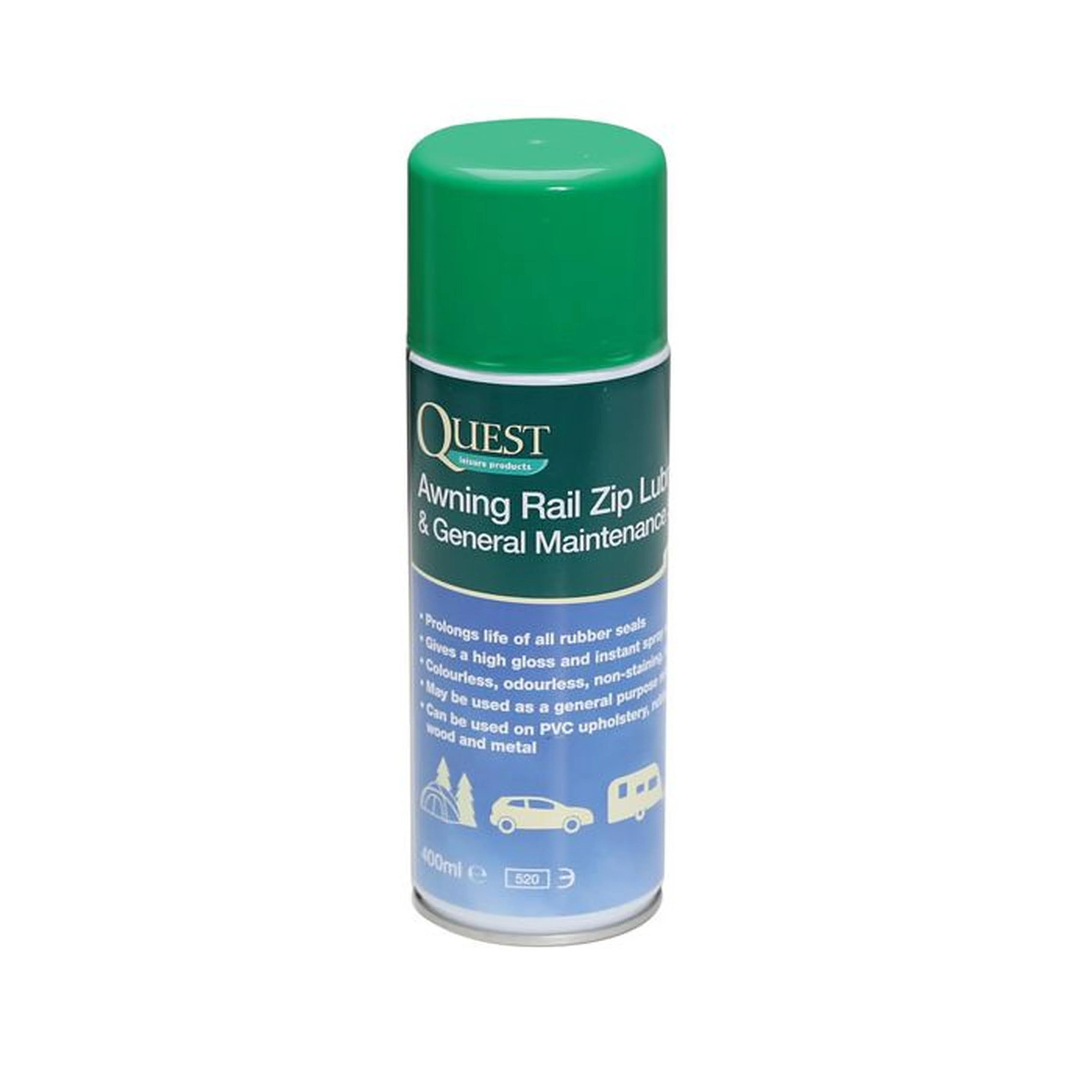 Caravan Awning Rail and Zip Lubricant General Maintenance Spray