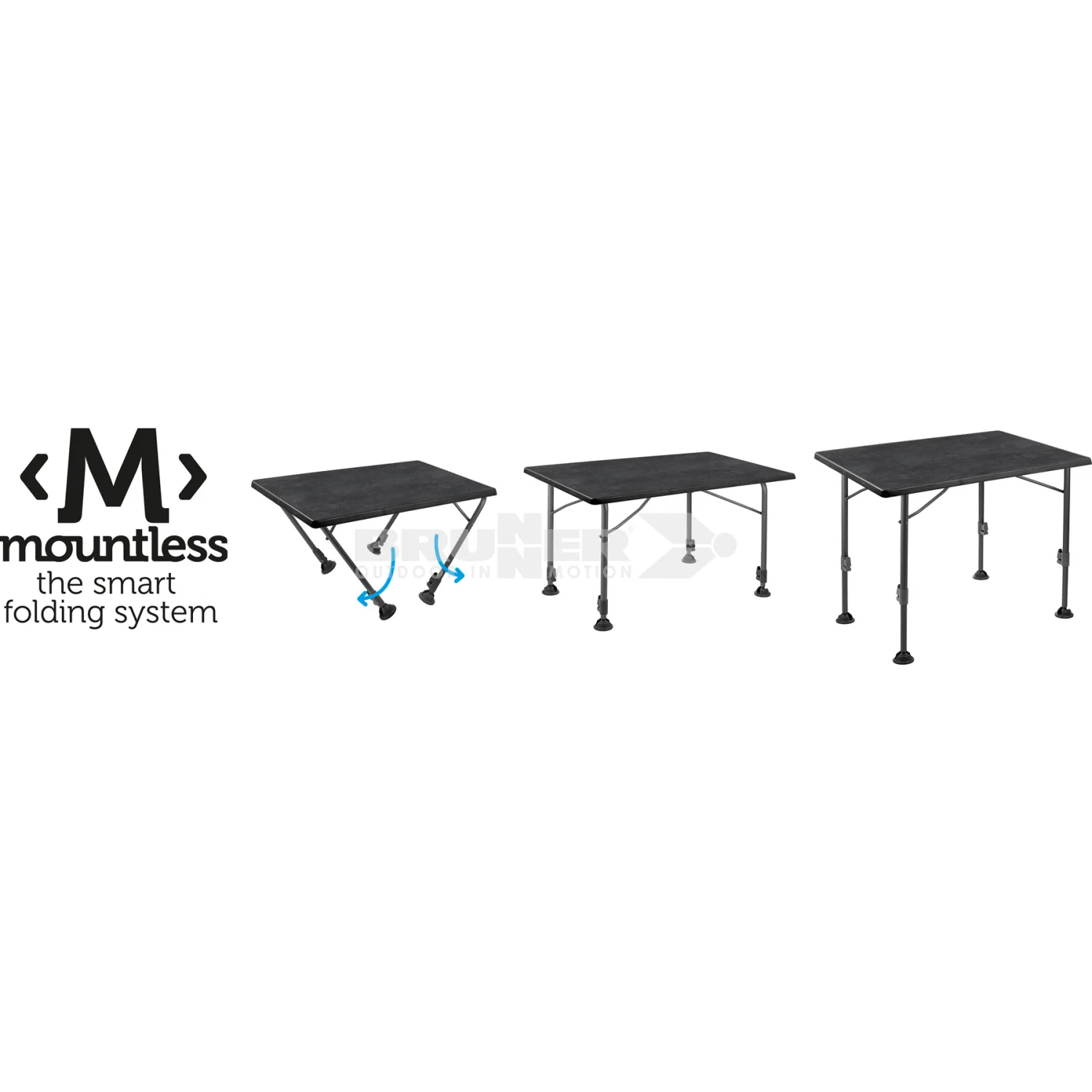 Bruner Linear Black 80 Camping Table - Image 3