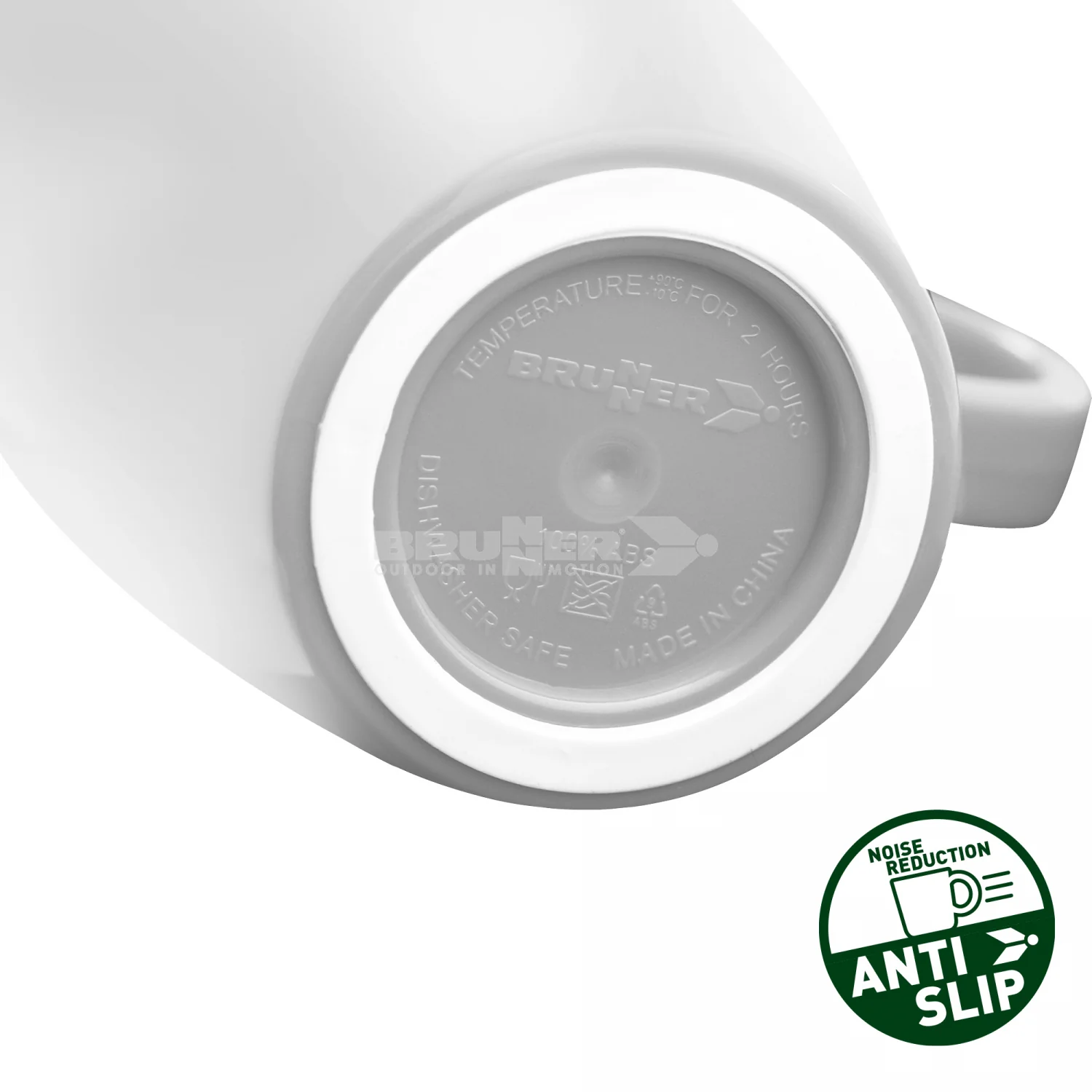 Brunner ABS Anti Slip Resylin Mug 30cl Dolomit White - Image 5