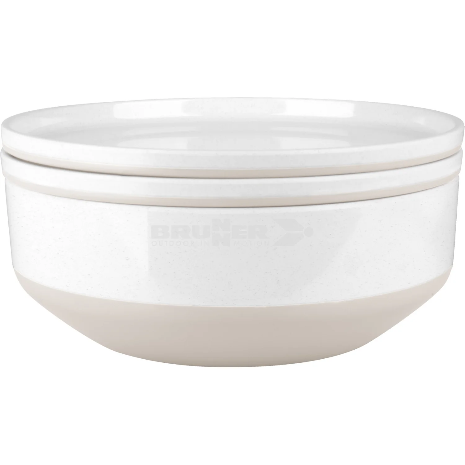 Brunner Odette Melamine Set 6 in 1 White/Beige - Image 2