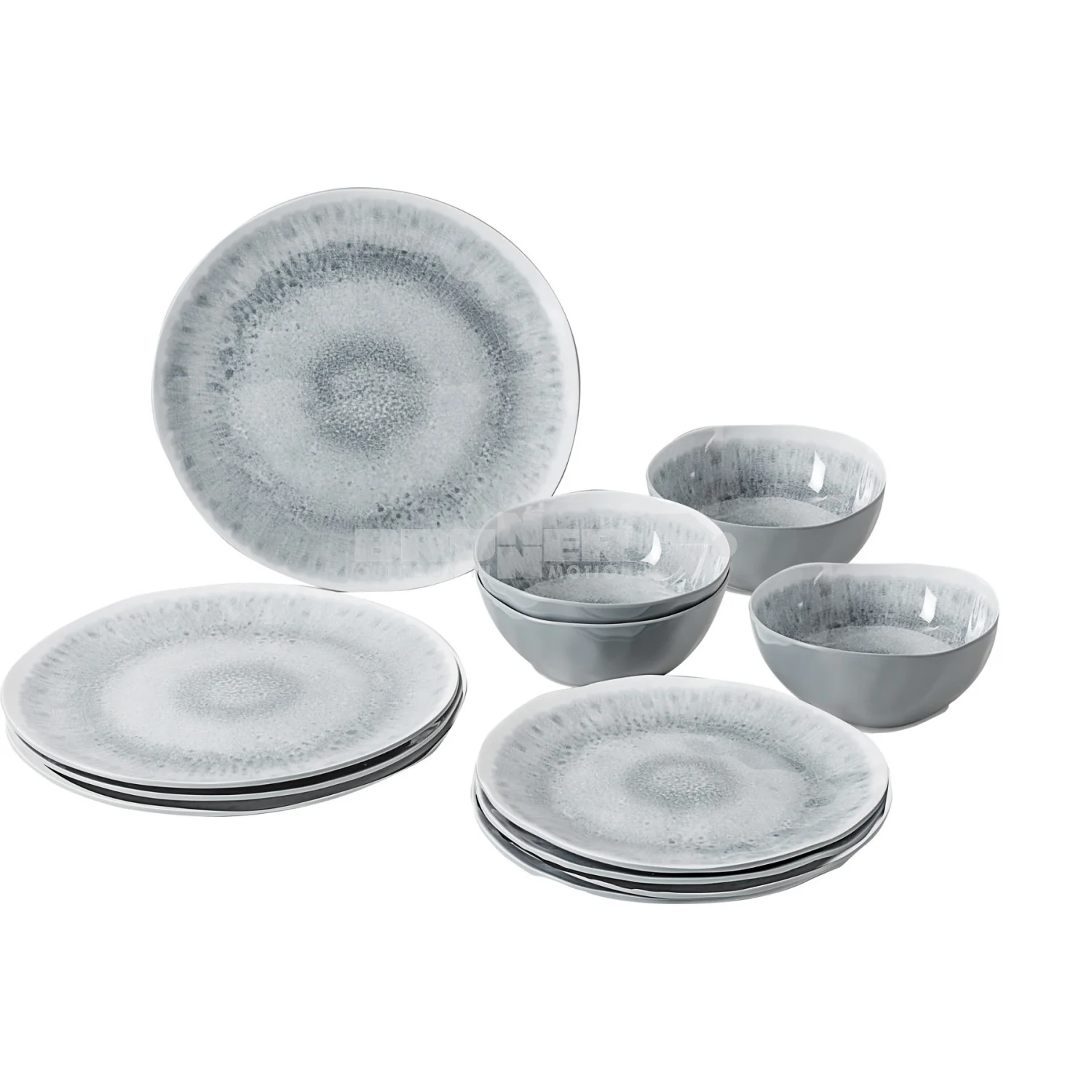 Brunner Pearl Midday 12 Piece Melamine Dinner Set - Image 2