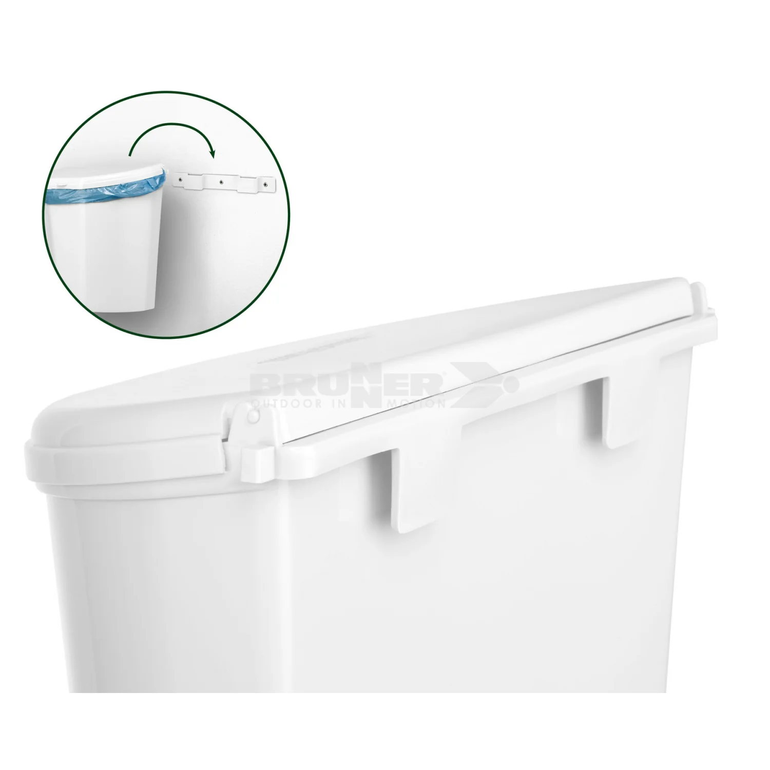 Brunner Pillar Caravan Waste Bin XL White - Image 10