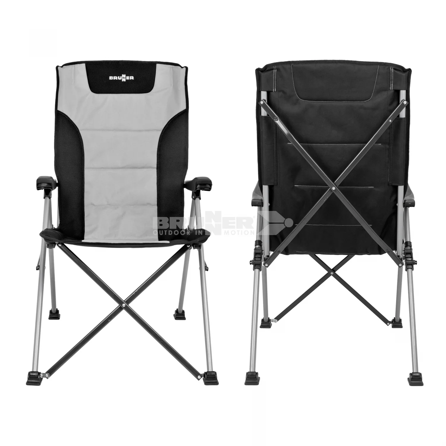 Brunner Raptor Highback Camping Chair Grey - Image 6