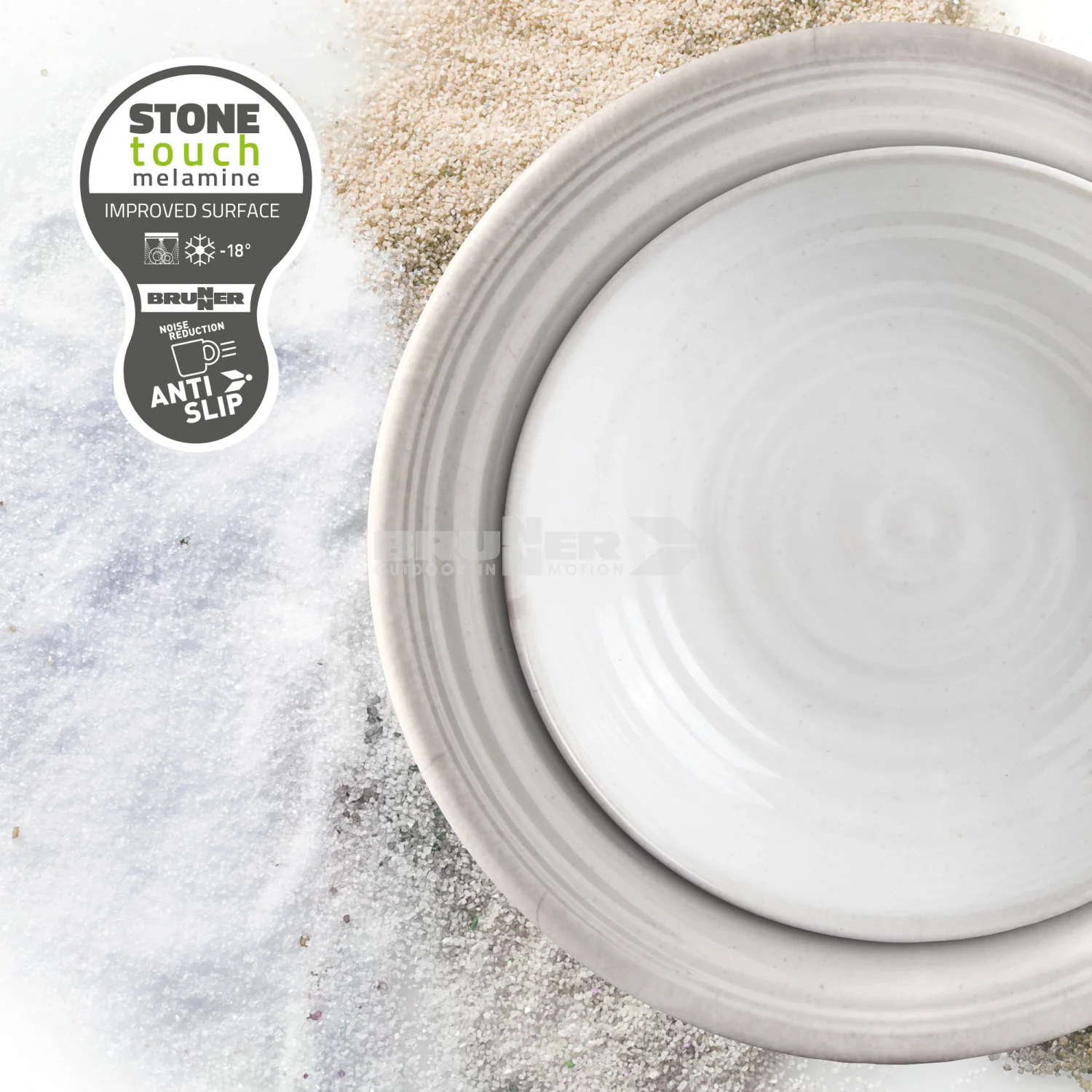 Brunner Savana Deep Melamine Plate 21cm - Image 4