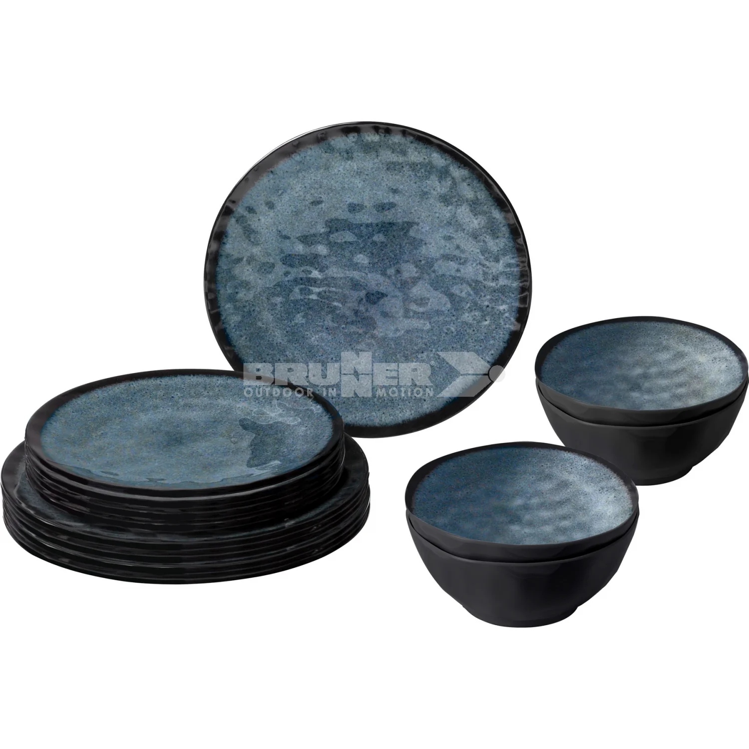 Brunner Venetian Midday 12 Piece Melamine Dinner Set