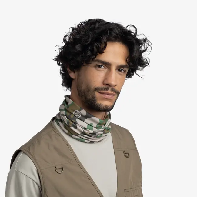 Buff Coolnet UV Neckgear Enob Khaki - Image 3