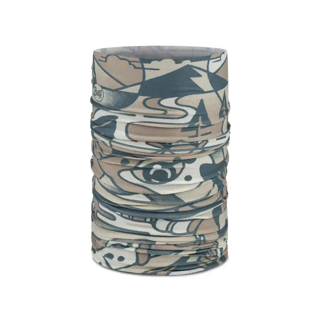Buff Coolnet UV Neckwear - Lake River Multi - Image 3
