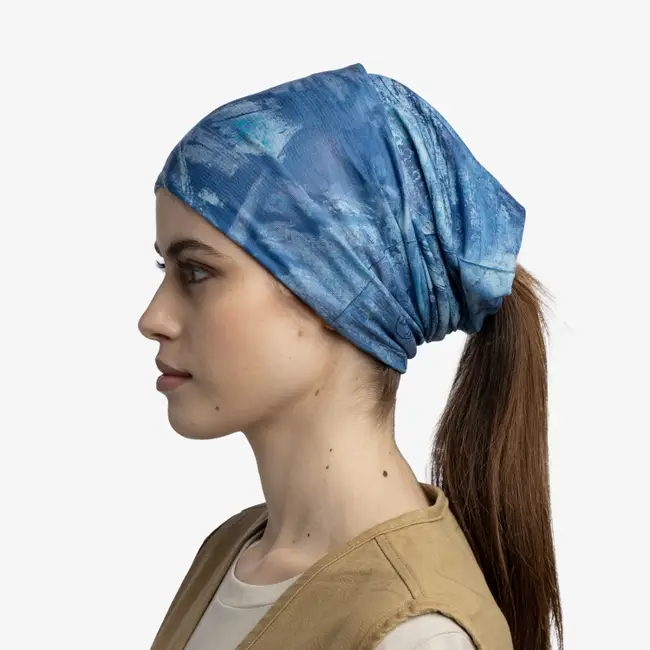 Buff Coolnet UV Neckwear Real Tree Aspect Ocean Blue - Image 3