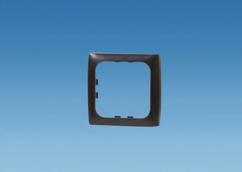 C-Line Black 1 Way Face Plate