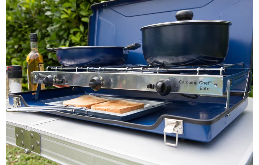 Campingaz Camping Chef Double Burner & Grill Gas Stove - Image 8