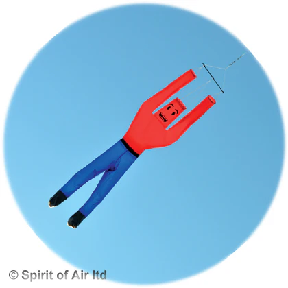 Spirit of Air Cloud Dudes Red Windsock