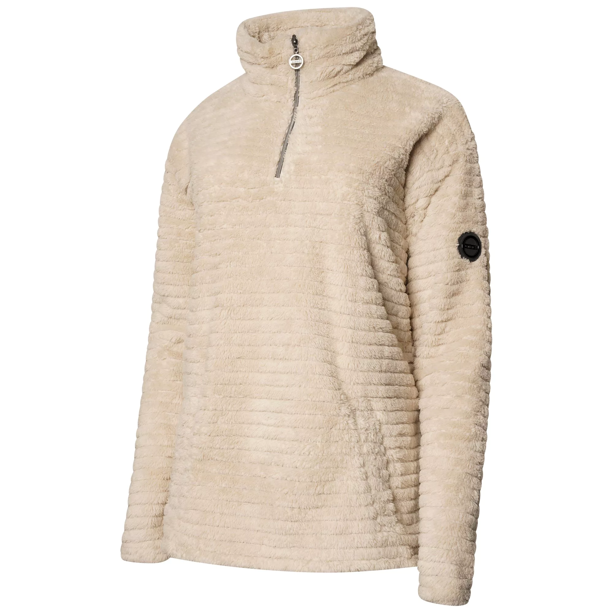 Dare 2B Ladies Lush Fleece Pullover Barley White - Image 2