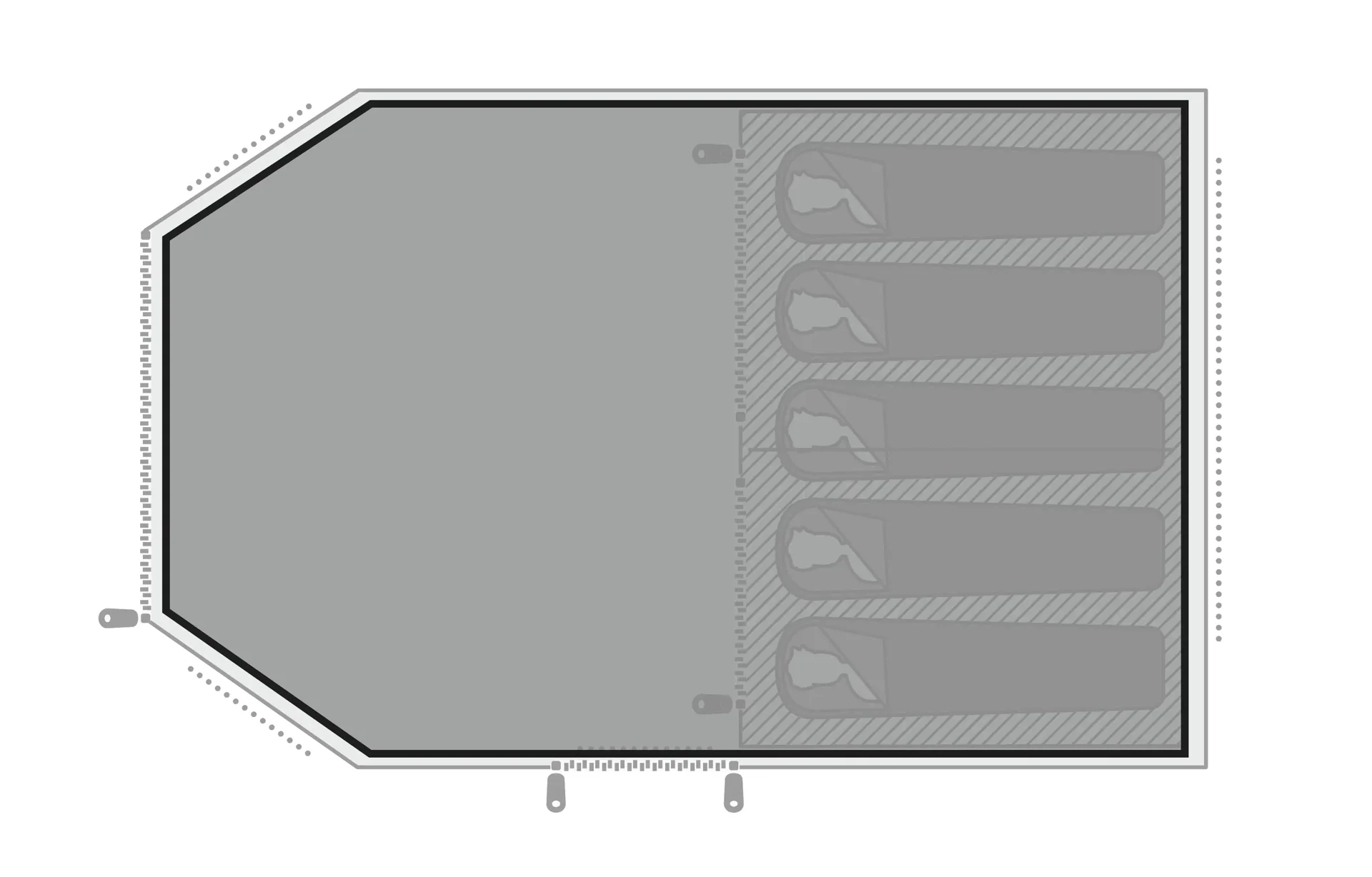 Easy Camp Hamra 5 Tent Footprint - Image 2