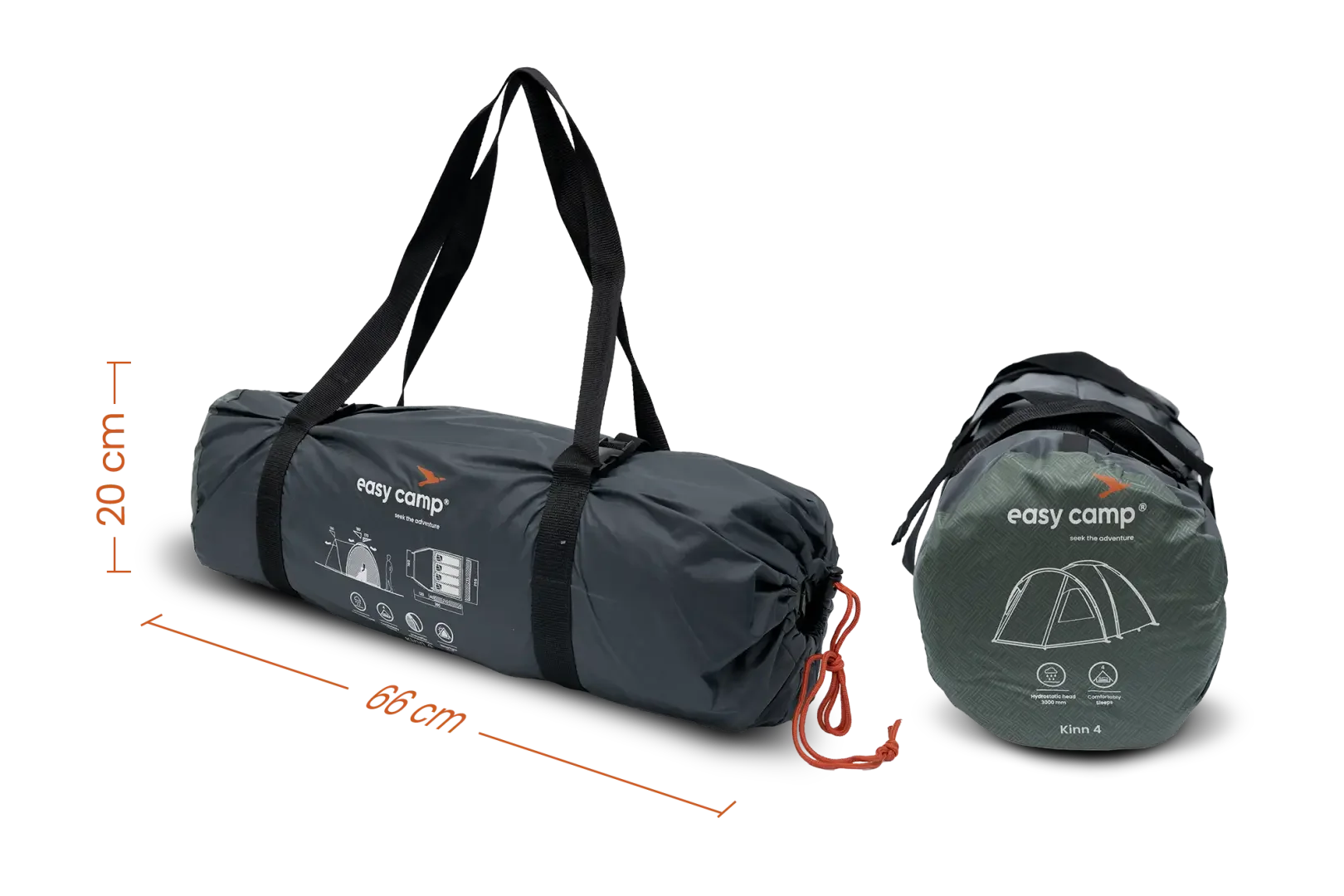 Easy Camp Kinn 4 Poled Dome Tent - Image 7
