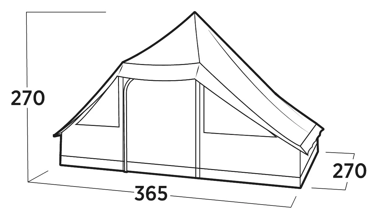 Easy Camp Orsa Cabin Glamping Tent - Image 6