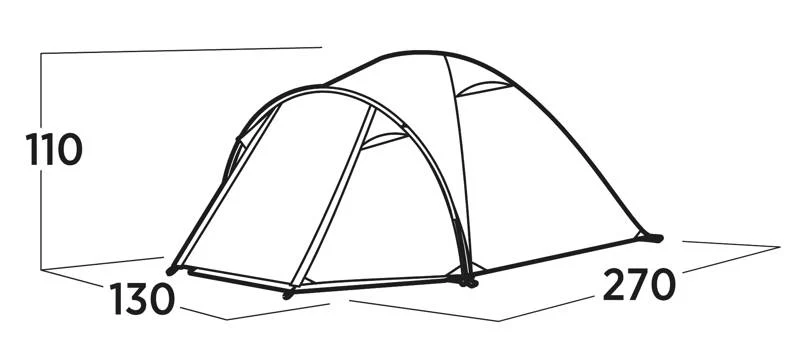 Easy Camp Setesdal 2 Person Dome Tent - Image 8
