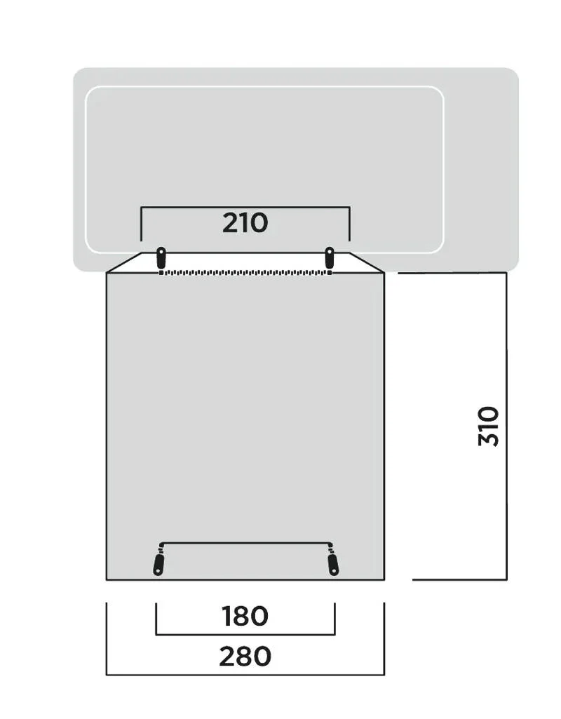 Easy Camp Utne Campervan Driveaway Awning - Image 5