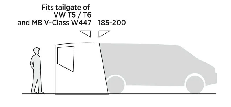 Easycamp Krossbu Campervan Tailgate Awning - Image 10