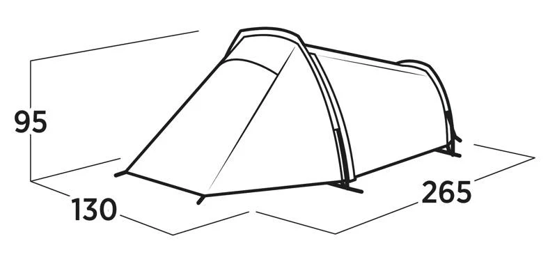 Easycamp Sarek 1 Person Lightweight Tent - Image 6