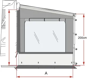 Fiamma Caravanstore XL side w Pro - Image 7