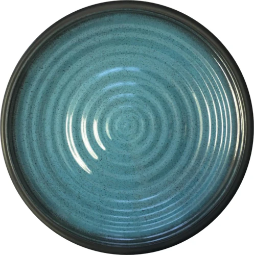 Flamefield Granite Aqua Melamine Dinner Plate
