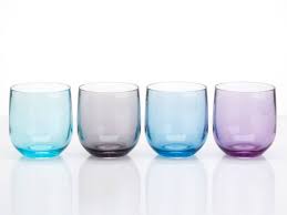 Flamefield Moonstone Short Acrylic Tumbler x 4
