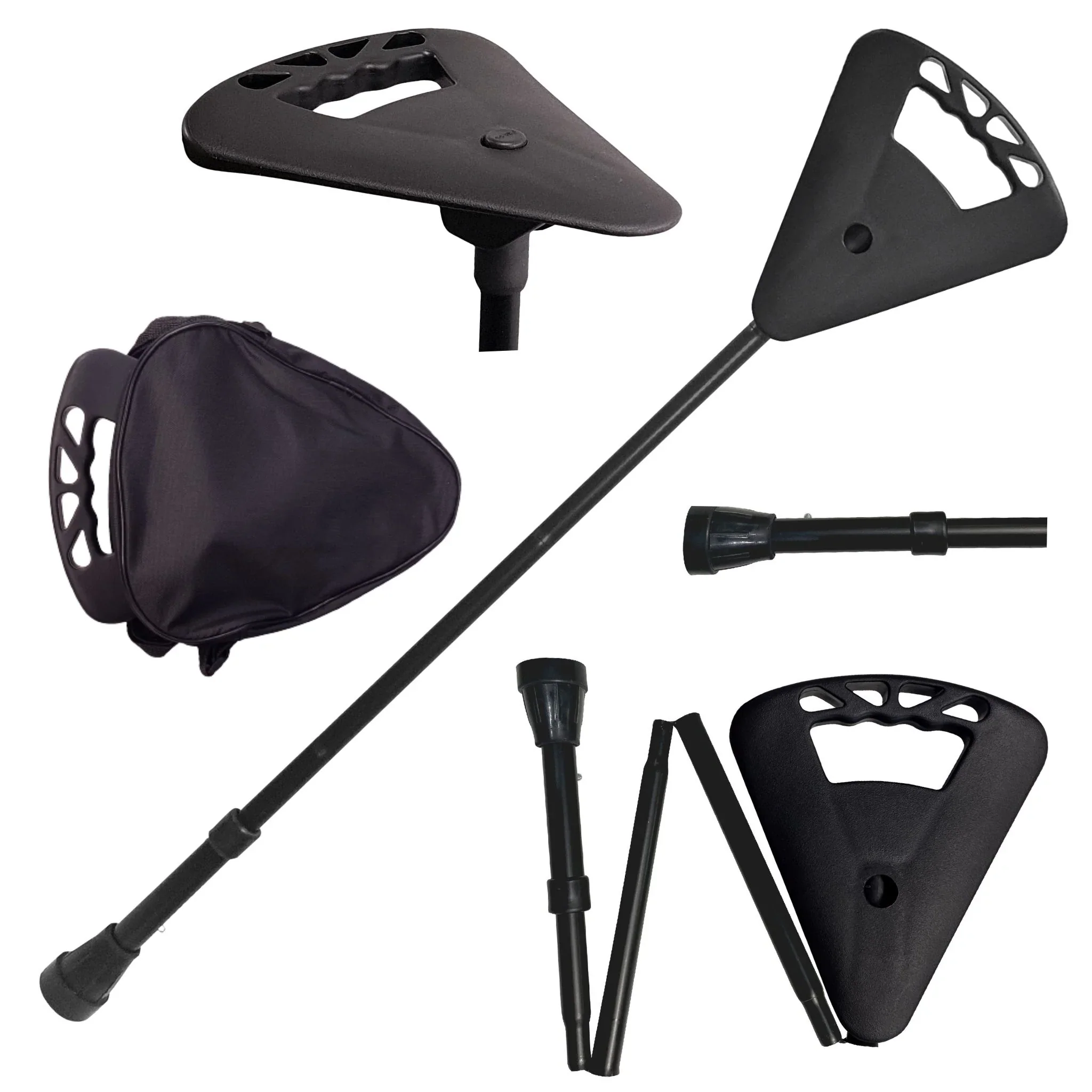 Flipstick Foldaway Adjustable Walking Stick Seat - Image 4