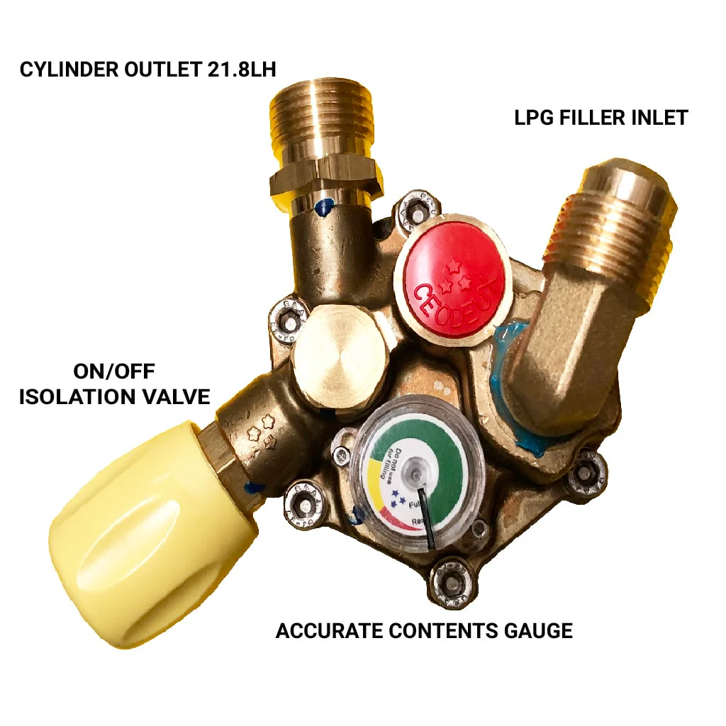 Gaslow Direct Fill 2.7kg Refillable Gas Cylinder - Image 3