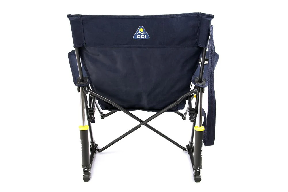 GCI Kickback Rocker Camping Chair Indigo Blue - Image 4
