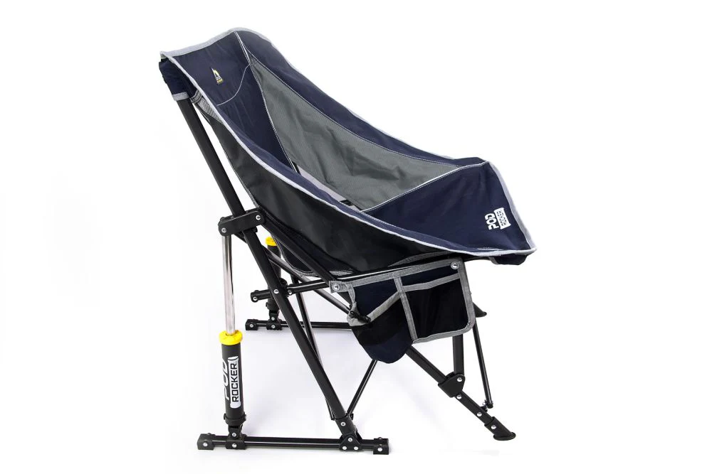 GCI Pod Rocker Camping Chair Indigo Blue - Image 4