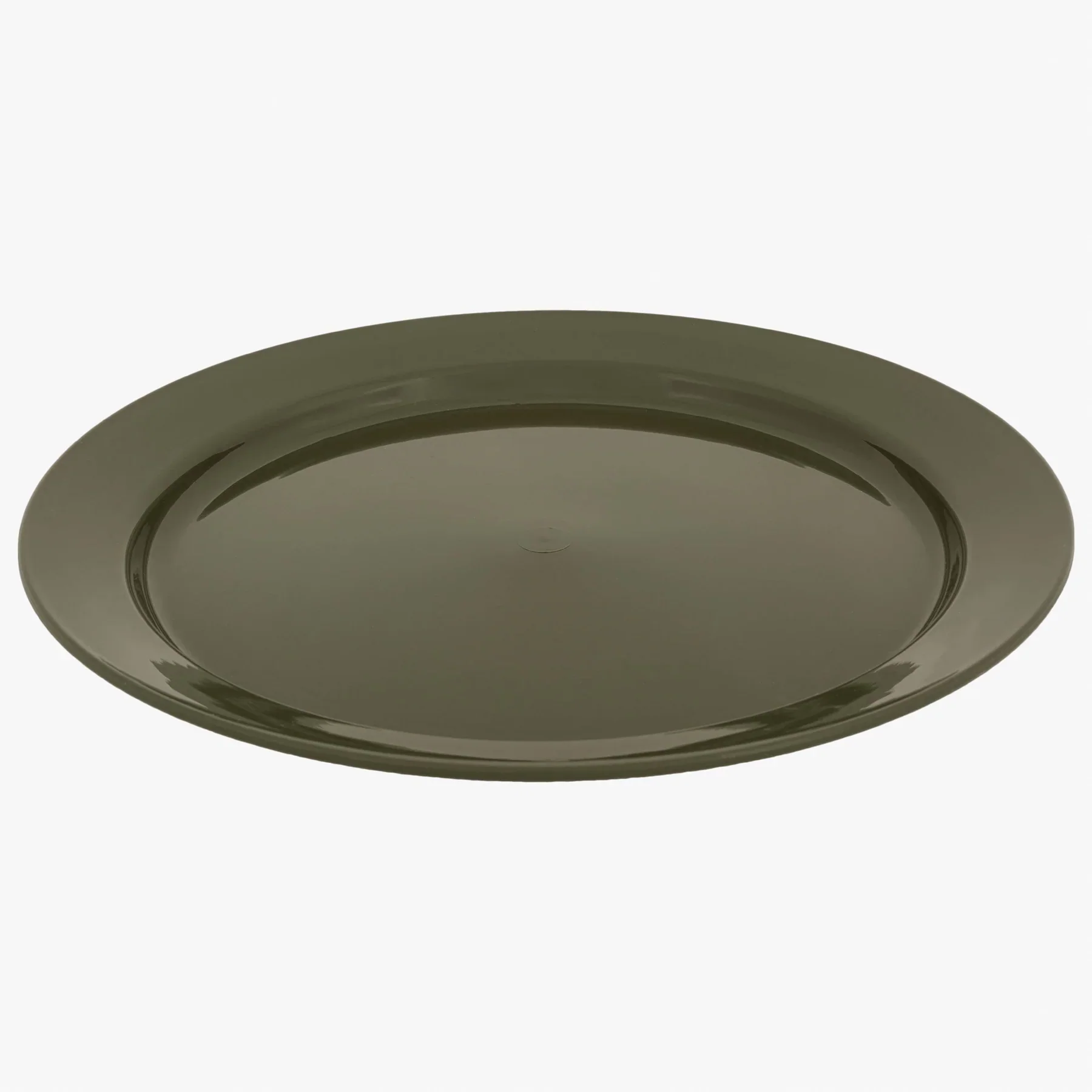 Highlander 25cm Plastic Camping Flat Plate