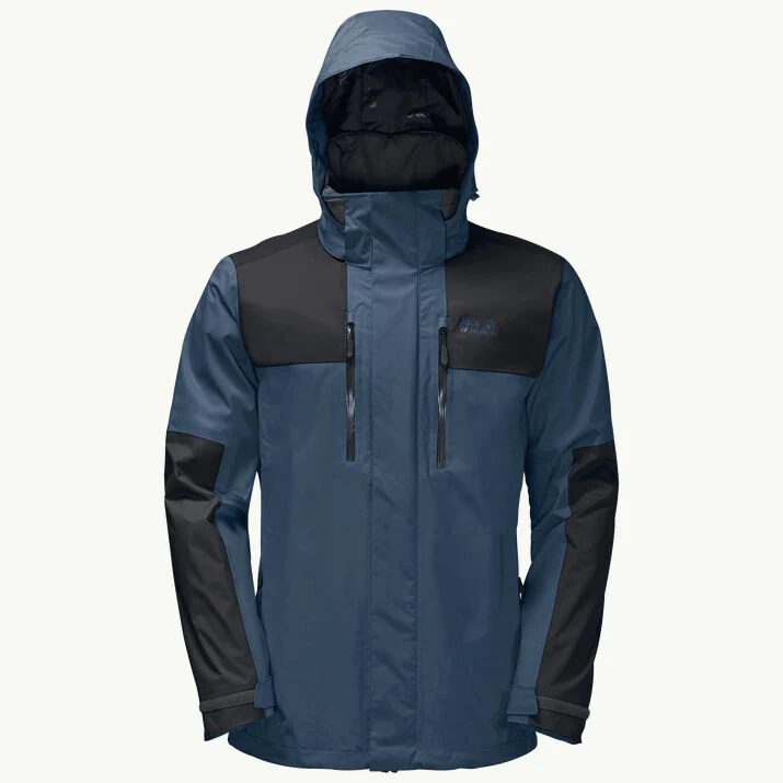 Jack Wolfskin Men's Jasper Flex Jacket Thunder Blue - Image 2