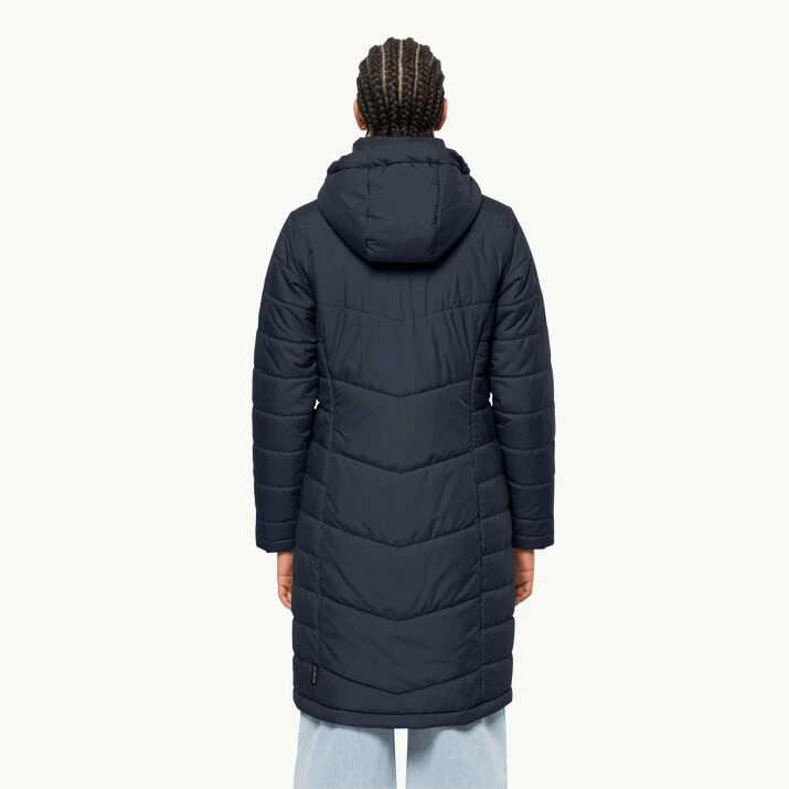 Jack Wolfskin Ladies North York Padded Coat Night Blue - Image 4