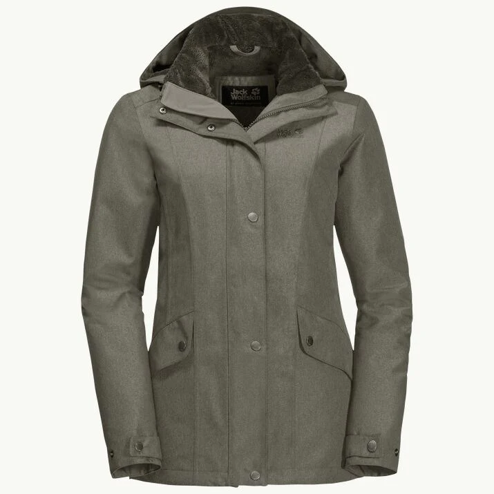 Jack Wolfskin Ladies Park Avenue Jacket Dusty Olive
