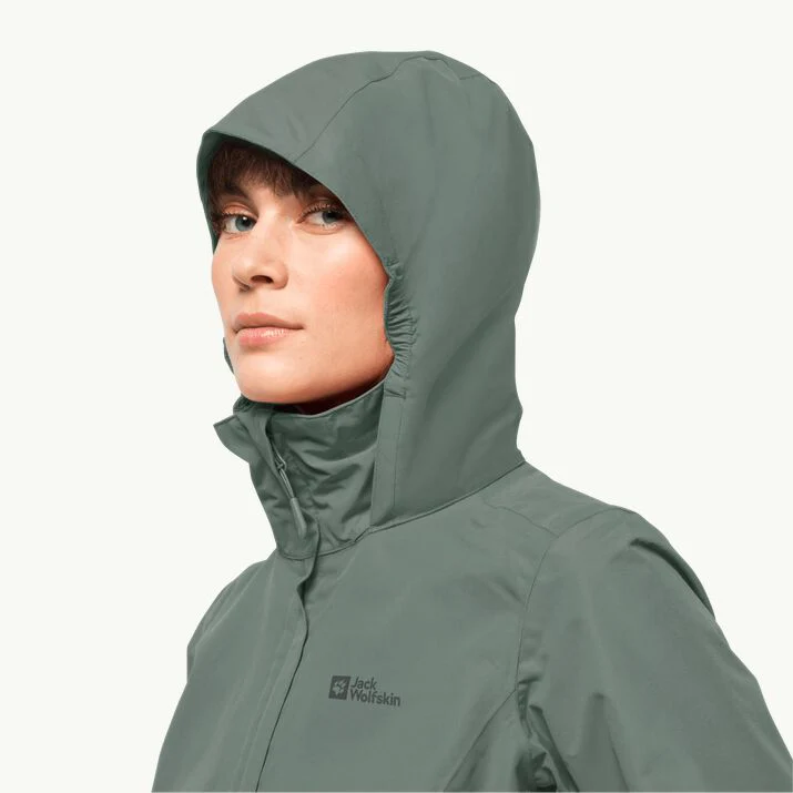Jack Wolfskin Ladies Stormy Point 2L Waterproof Jacket - Image 5