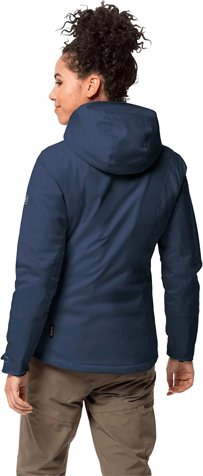 Jack Wolfskin Ladies Troposphere Jacket Dark Indigo - Image 2