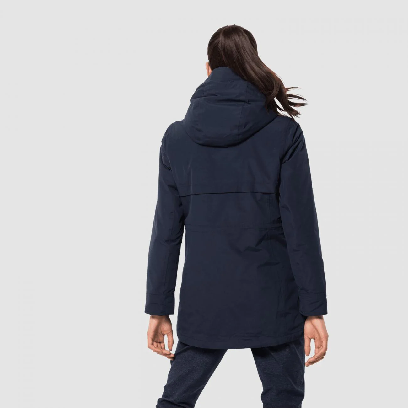 Jack Wolfskin Ladies Wildwood Jacket Midnight Blue - Image 4