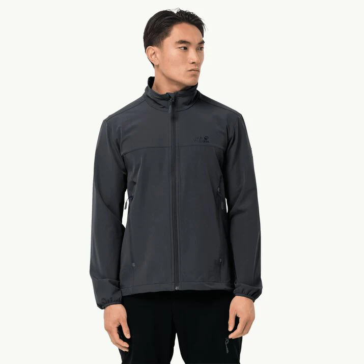 Jack Wolfskin Men's Crestview Softshell Jacket Phantom - Image 2