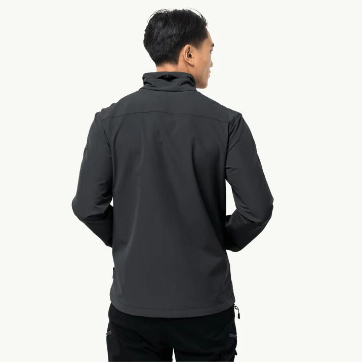 Jack Wolfskin Men's Crestview Softshell Jacket Phantom - Image 3