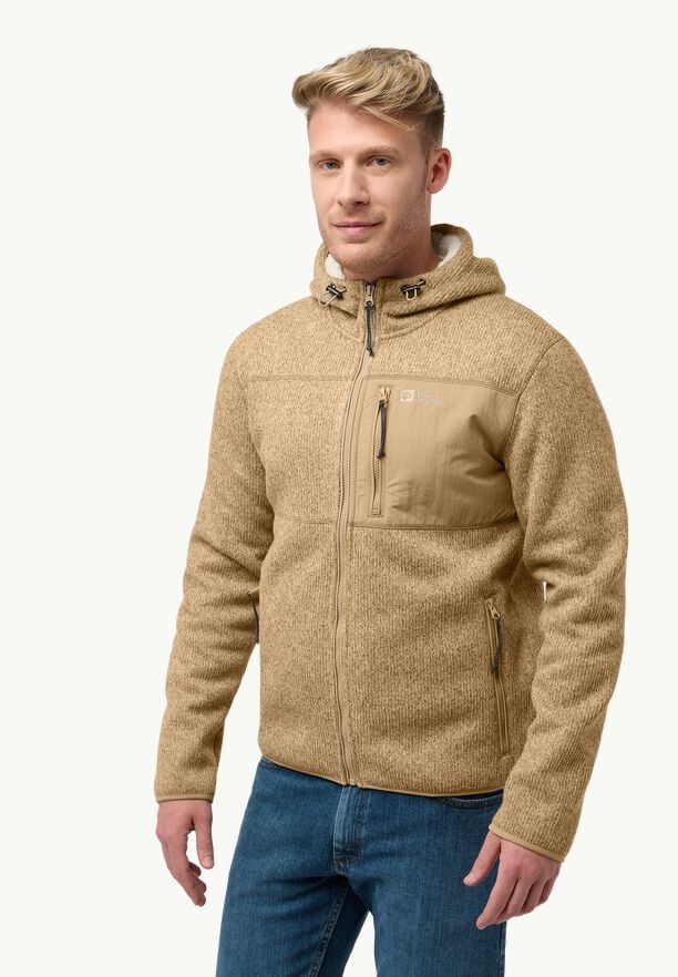 Jack Wolfskin Men's Kaminfeuer Fleece Hooded Jacket - Image 6