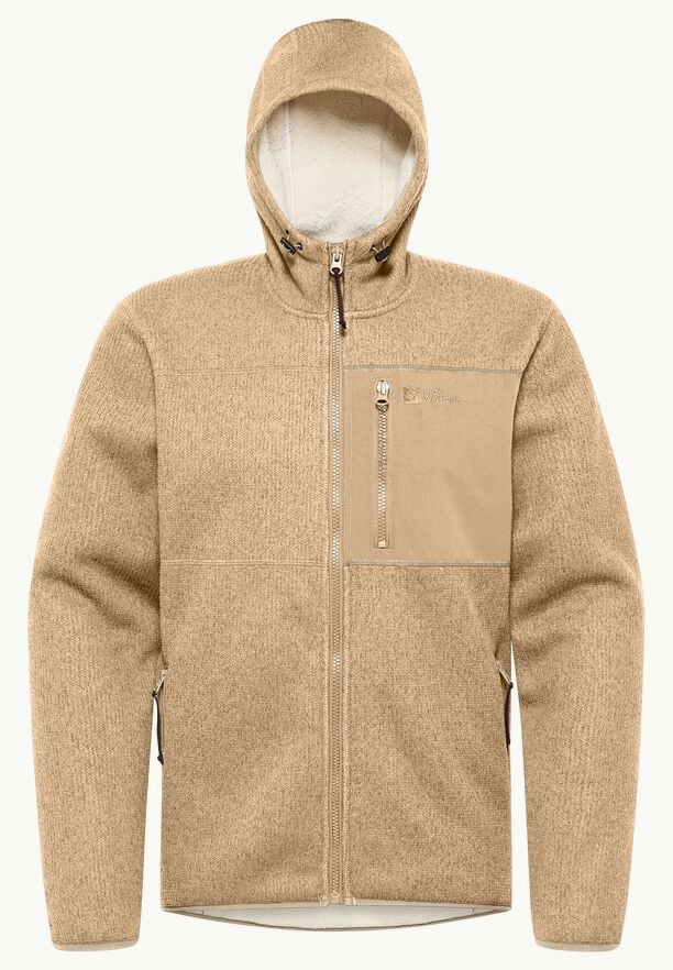 Jack Wolfskin Men's Kaminfeuer Fleece Hooded Jacket - Image 8