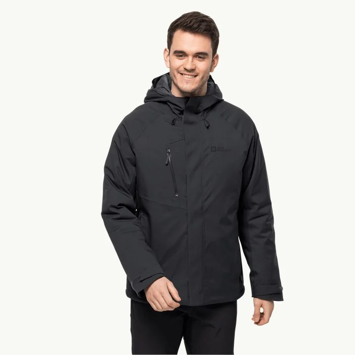 Jack Wolfskin Men's Troposphere Jacket Black - Image 2