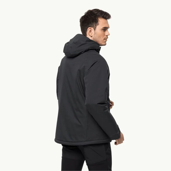 Jack Wolfskin Men's Troposphere Jacket Black - Image 3