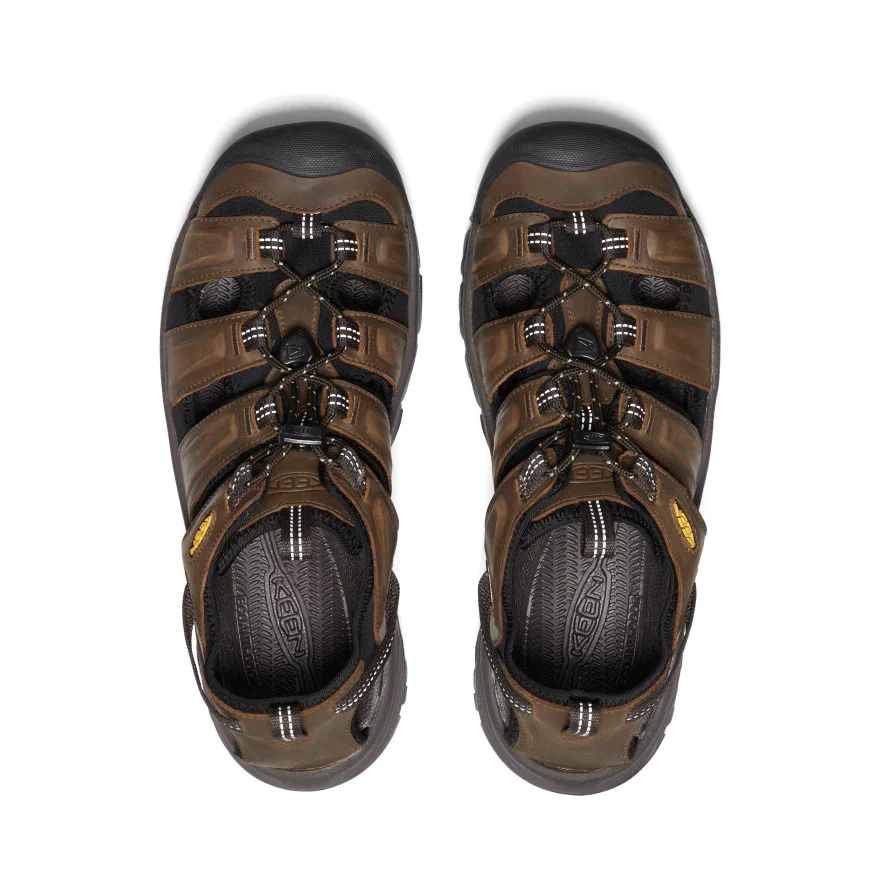 Keen Men's Targhee III Hiking Sandal Bison/Mulch - Image 2