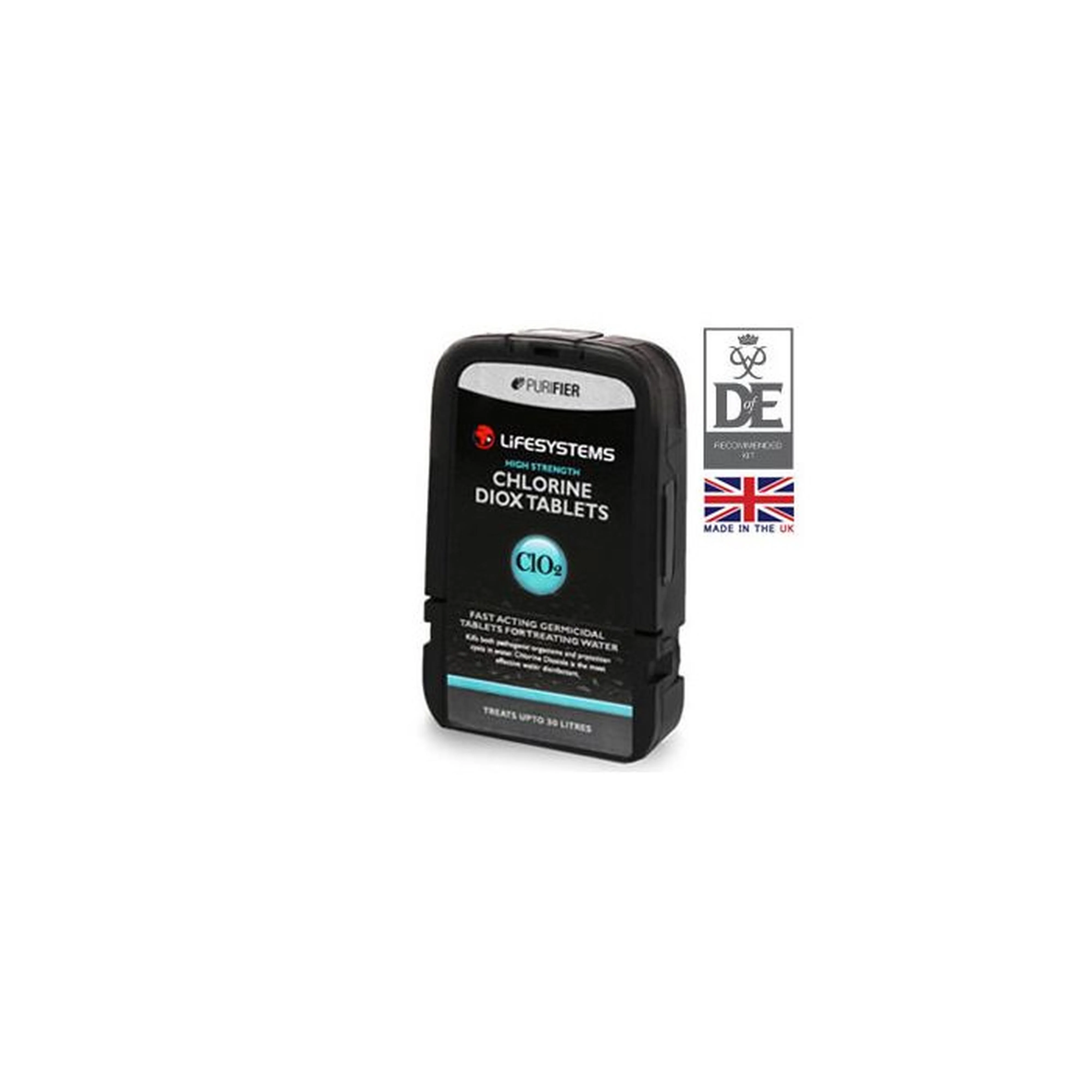 Lifesystems Chlorine Dioxide Water Purification Tablets