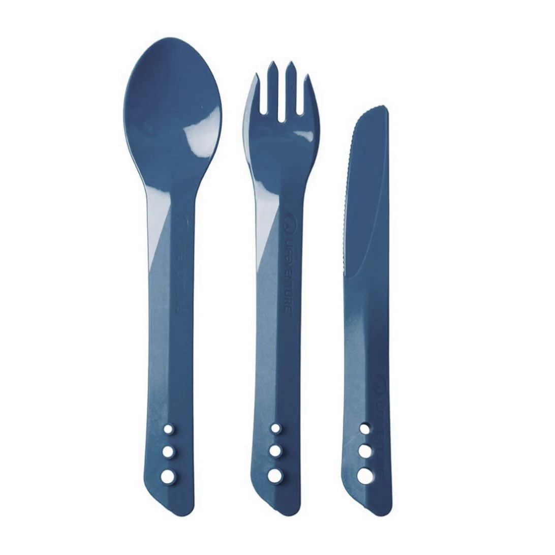 Lifeventure Ellipse Camping Tableware Set Navy - Image 2