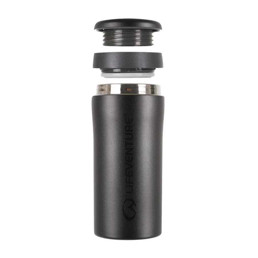 Lifeventure Thermal Mug Matt Black - Image 2