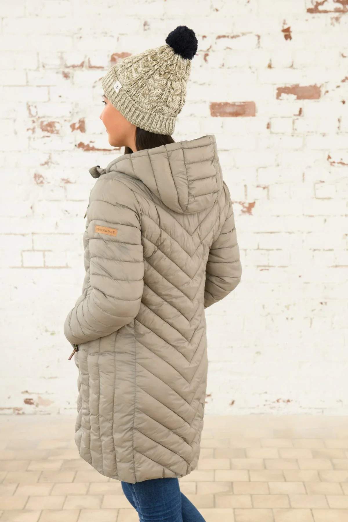 Lighthouse Laurel Padded Ladies Coat - Image 12